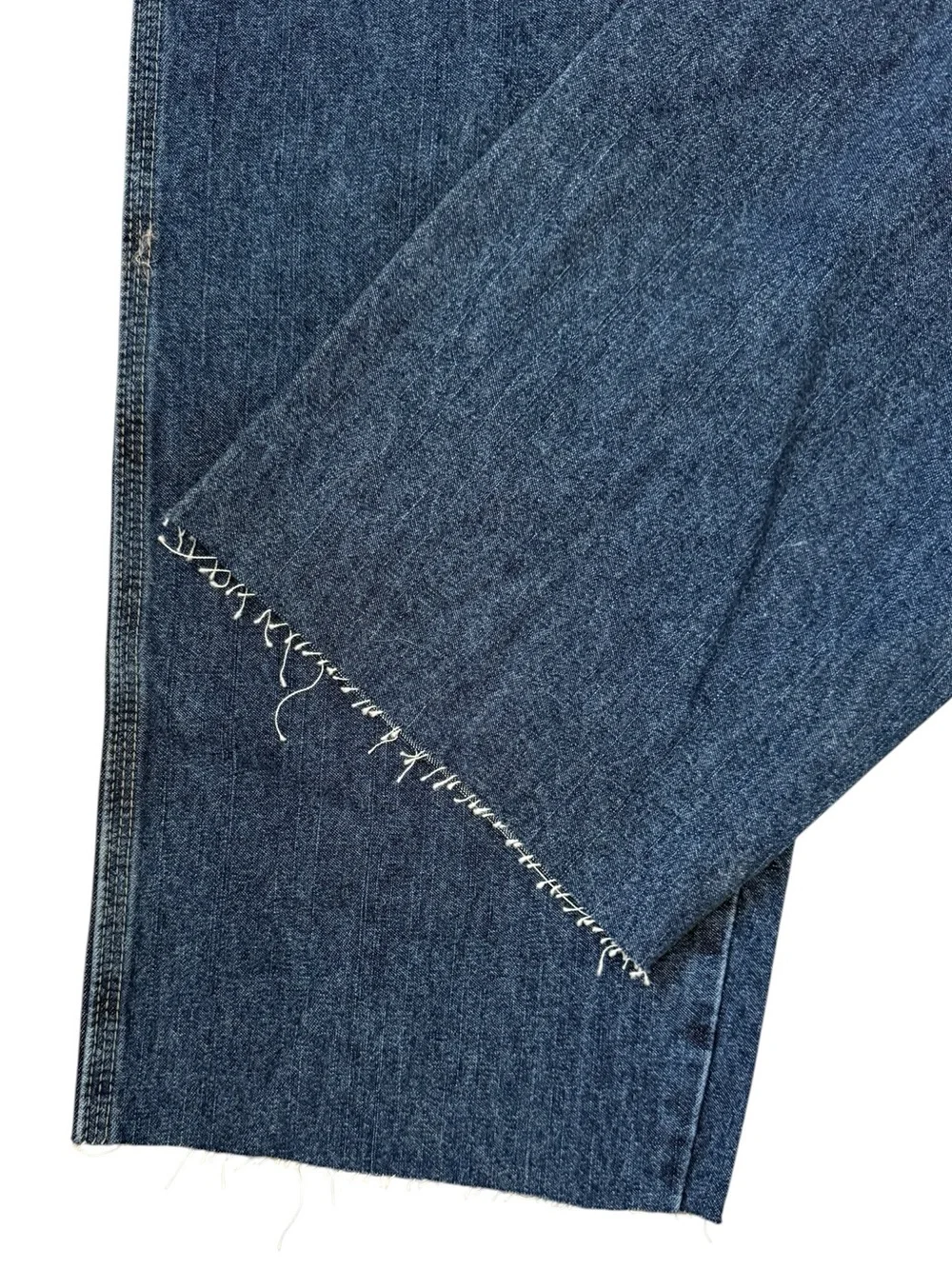 Wrangler NWT Carpenter Jeans Relaxed Straight 34x34 Raw Hem Cut to 31 Workwear